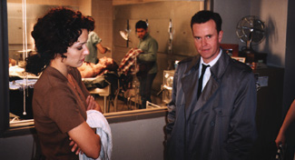 Jennifer Beals and Steve Hytner